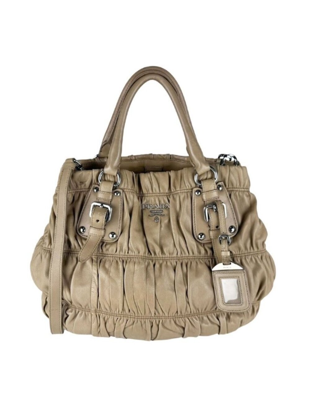 Prada Shoulder Bag Beige